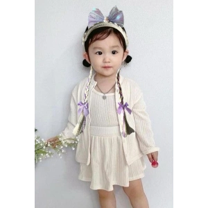 Lila Renk Tavşan Figürlü Saç Detaylı Taç