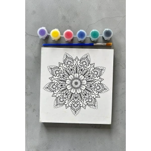 Mandala  Desenli Boyama Seti