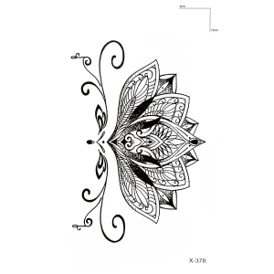 Mandala Mini Geçici Dövme Tattoo