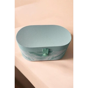 Mavi Renk Ayna Detaylı Takı Organizeri