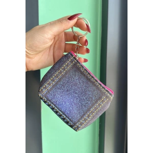 Mavi Renk Cep Figürlü Cüzdan Anahtarlık