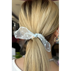 Mavi Renk Kurdele Figürlü Helezon Toka