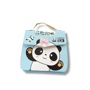 Mavi Renk Panda Figürlü Not Defteri