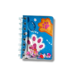 Mavi Renk Pati Figürlü Miao Yazılı Defter