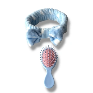 Mavi Renk Saç Bandı Ve Tarak Set