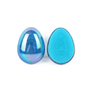 Mavi Renk Sim Detaylı Taşınabilir Saç Tarama Fırçası/ Tarak