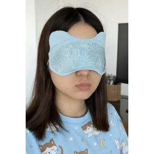 Mavi Renk Soğuk Kompres Jel Göz Altı Morlukları Azaltmaya Soğuk Sıcak Kompres Jel