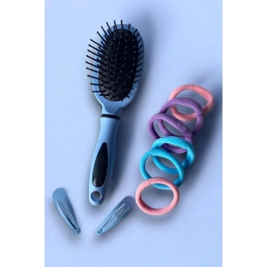 Mavi Renk Tarak Ve Toka Set