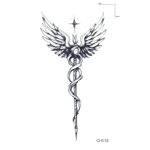 Melek Kanadı Mini Geçici Dövme Tattoo