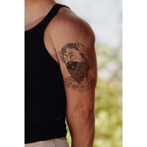 Mitoloji Heykel Geçici Dövme Tattoo