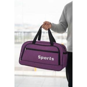 Mor Renk Büyük Boy El Çantası/ Seyahat Çantası