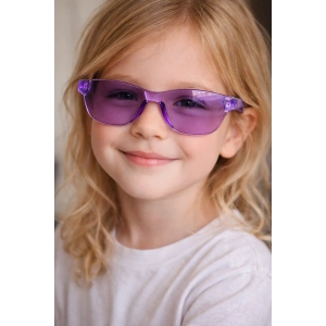 Mor Renk Çocuk Güneş Gözlük