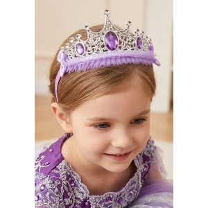 Mor Renk Çocuk Taç