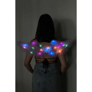 Mor Renk Işıklı Melek Kanadı