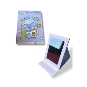 Mor Renk Karışık Figürlü Masa Aynası