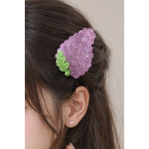 Mor Üzüm Figürlü Yan Toka