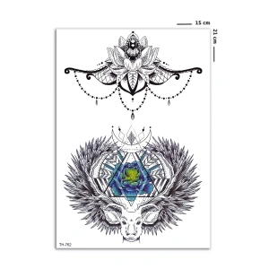 Motifli Dövme Geçici Tattoo