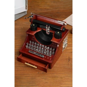 Nostaljik Tasarım Daktilo Hareketli Müzik Kutusu