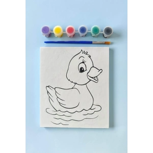 Ördek Desenli Boyama Seti