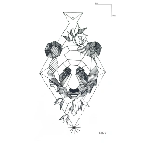 Panda Mini Geçici Dövme Tattoo