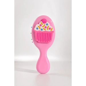 Pembe   Renk Cupcake Figürlü Çocuk Saç Tarama Fırçası/Tarak