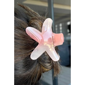 Pembe Renk Deniz Yıldızı Figürlü Mandal Toka