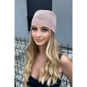 Pembe Renk Fileli Fular