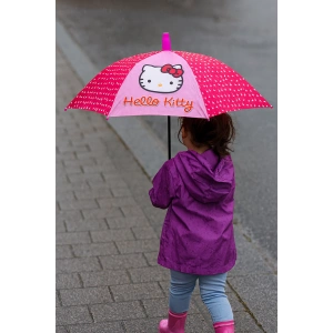 Pembe Renk Karışık Figürlü Kılıflı Çocuk Şemsiye