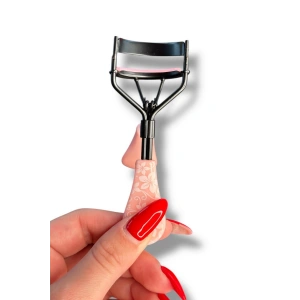 Pembe Renk Kirpik Kıvırıcı/ Kirpik Kıvırma Aparatı