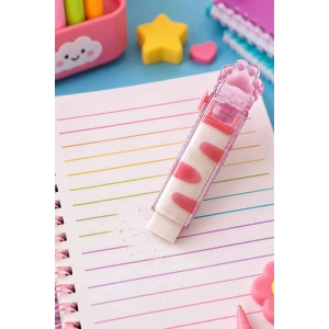 Pembe Renk Pati Figürlü Silgi