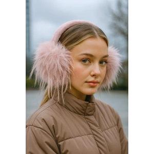 Pembe Renk Peluş Kulaklık