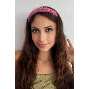 Pembe Renk Peluş Taç