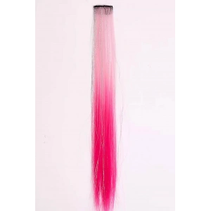 Pembe Renk Simli Yan Postiş (50cm)