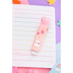Pembe Renk Tavşan Figürlü Silgi