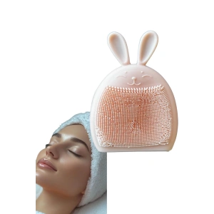 Pembe Renk Tavşan Figürlü Yüz Yıkama Aparatı