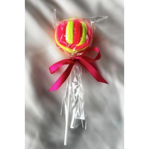 Pembe Ve Sarı Renk Lolipop Figürlü Lastik Toka Set
