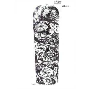 Pusula Kol Geçici Dövme Tattoo