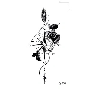 Pusula Mini Geçici Dövme Tattoo