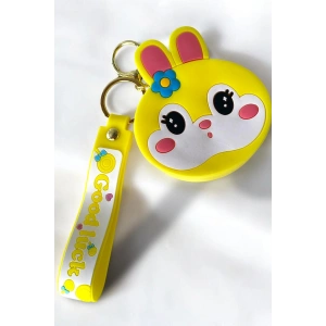 Sarı Renk Tavşan Figürlü Anahtarlık/ Cüzdan