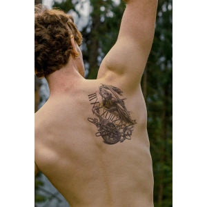 Savaşçı Geçici Dövme Tattoo