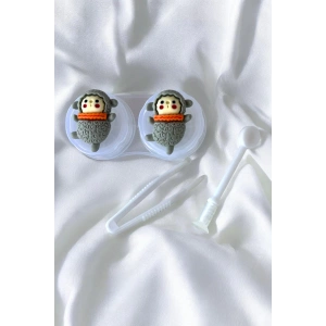 Şeffaf Renk Koyun Figürlü Lens Saklama Kutusu