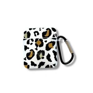 Şeffaf Renk Leopar Figürlü Airpods 2 Kılıf