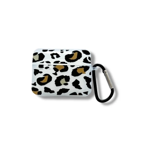 Şeffaf Renk Leopar Figürlü Airpods Pro Kılıf