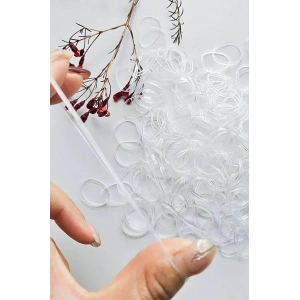 Şeffaf Renk Perma Lastik Toka