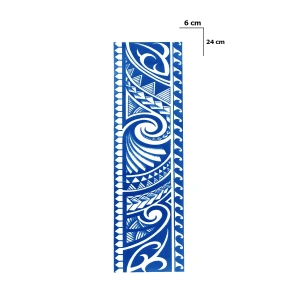 Şekil Şerit Sonradan Kararan Yarı Kalıcı Geçici Dövme Tattoo