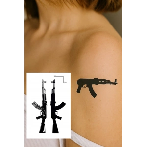 Silah Mini Geçici Dövme Tattoo