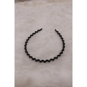 Siyah Kıvrımlı Taç