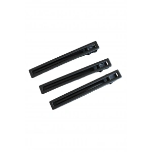 Siyah Renk 3lü Yan Toka Set