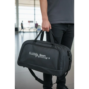 Siyah Renk Büyük Boy El Çantası/ Seyahat Çantası