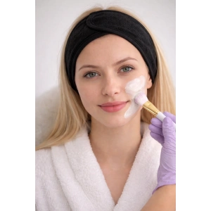 Siyah Renk Cırt Bantlı Havlu Saç Bandı